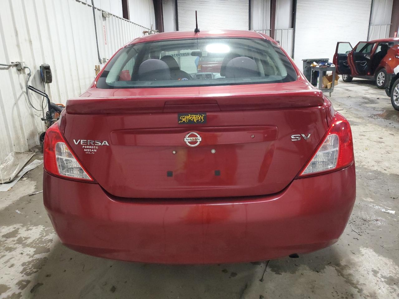 2013 Nissan Versa VIN 3N1CN7AP9DL833990 Copart auction photo, front end damage thumbnail 6