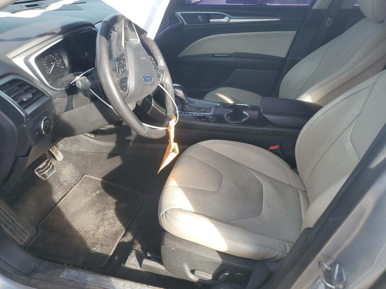 2014 Ford Fusion VIN 3FA6P0K97ER367217 Copart auction photo, side / front end damage thumbnail 7