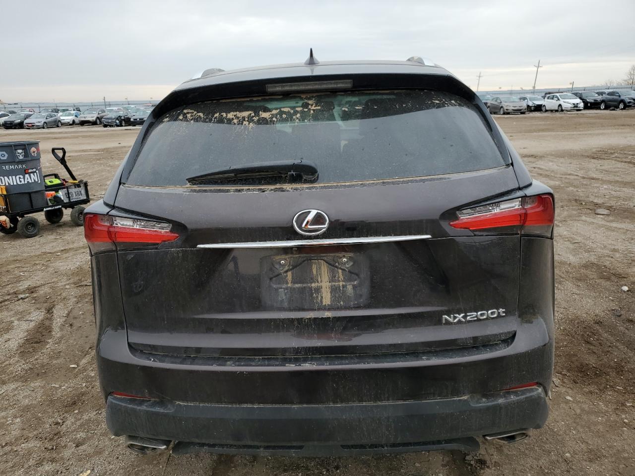 2015 Lexus NX VIN JTJBARBZ6F2009124 Copart auction photo, front end damage thumbnail 6