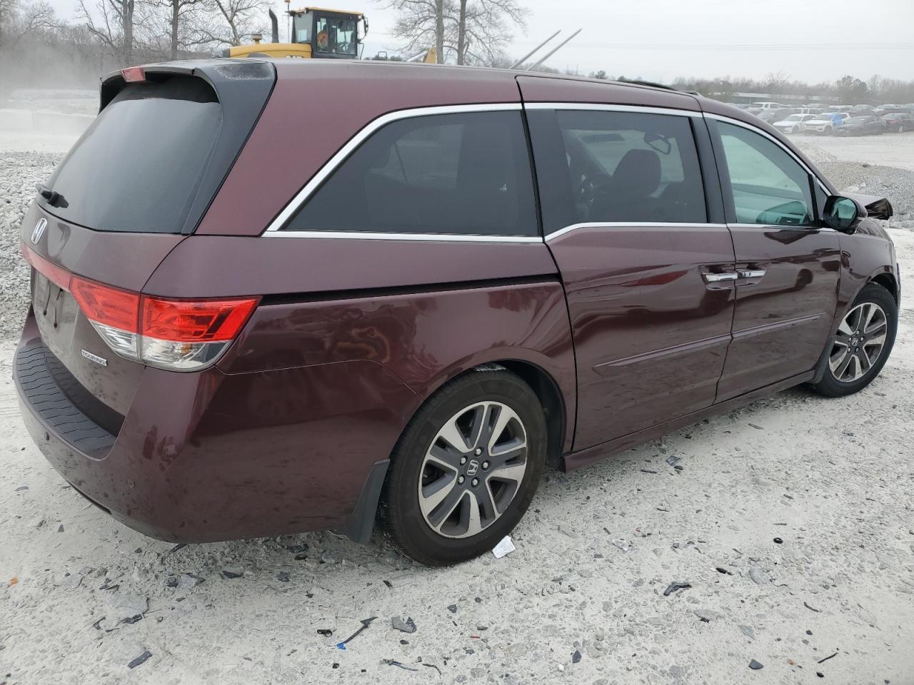 2014 Honda Odyssey VIN 5FNRL5H9XEB013135 Copart auction photo, front end damage thumbnail 3