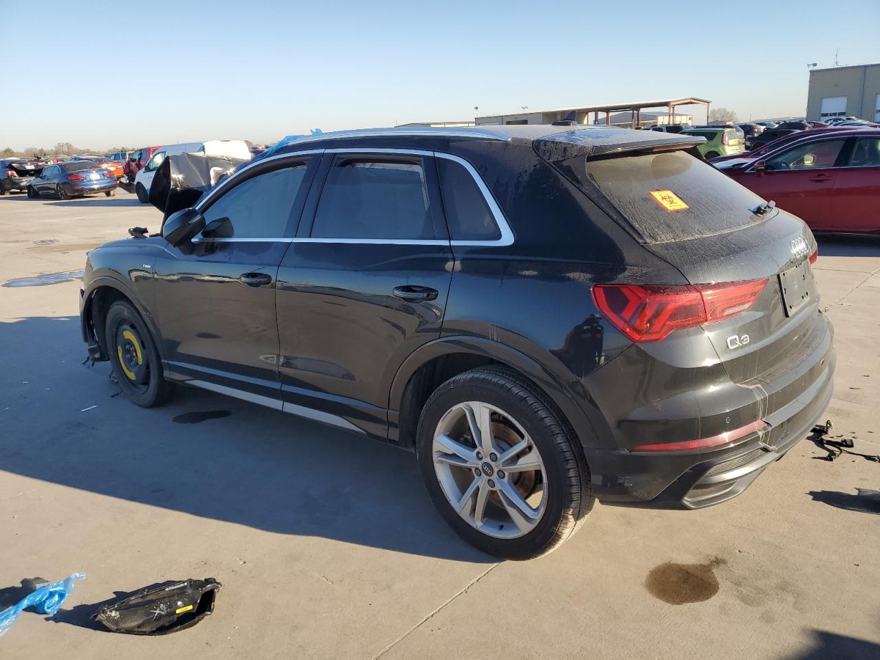 2022 Audi Q3 VIN WA1EECF36N1033333 Copart auction photo, front end damage thumbnail 2