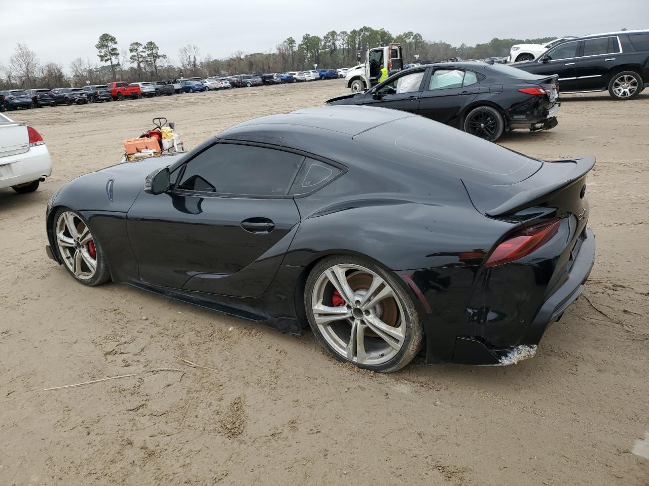 2020 Toyota Supra VIN WZ1DB4C00LW026728 Copart auction photo, water/flood damage thumbnail 2