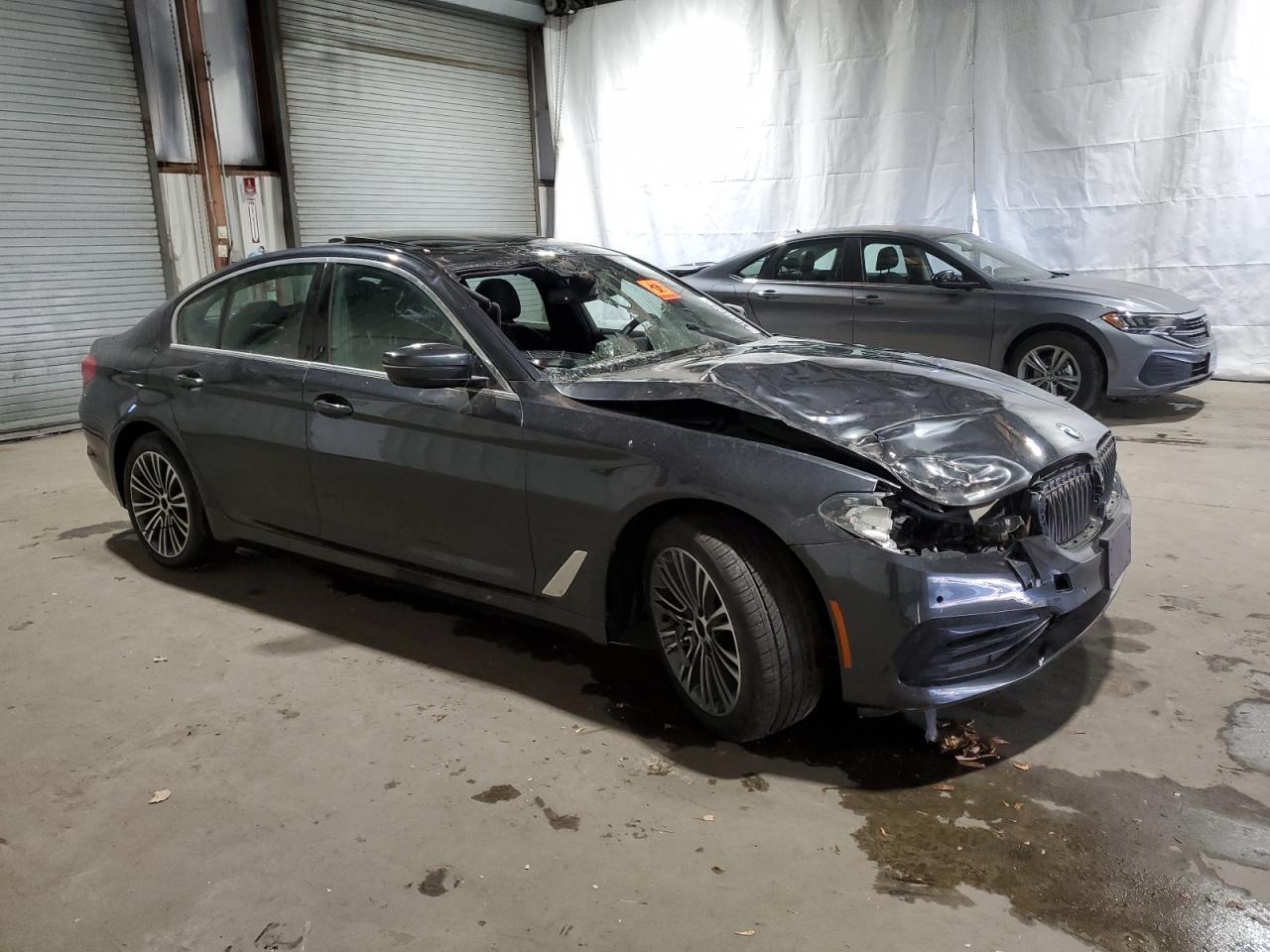 2019 BMW 5er VIN WBAJA7C53KG912341 Copart auction photo, front end damage thumbnail 4