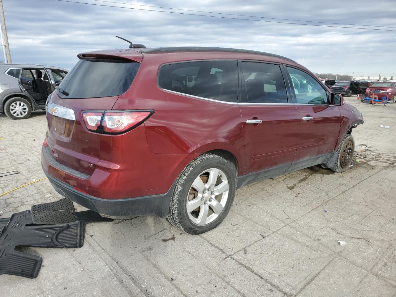 2017 Chevrolet Traverse VIN 1GNKVGKDXHJ336724 Copart auction photo, front end damage thumbnail 3