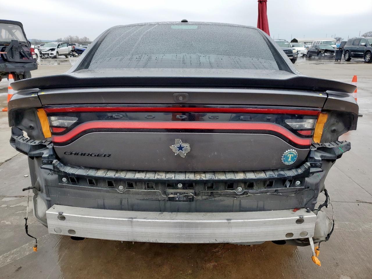 2020 Dodge Charger VIN 2C3CDXBG3LH238384 Copart auction photo, rear end damage thumbnail 6