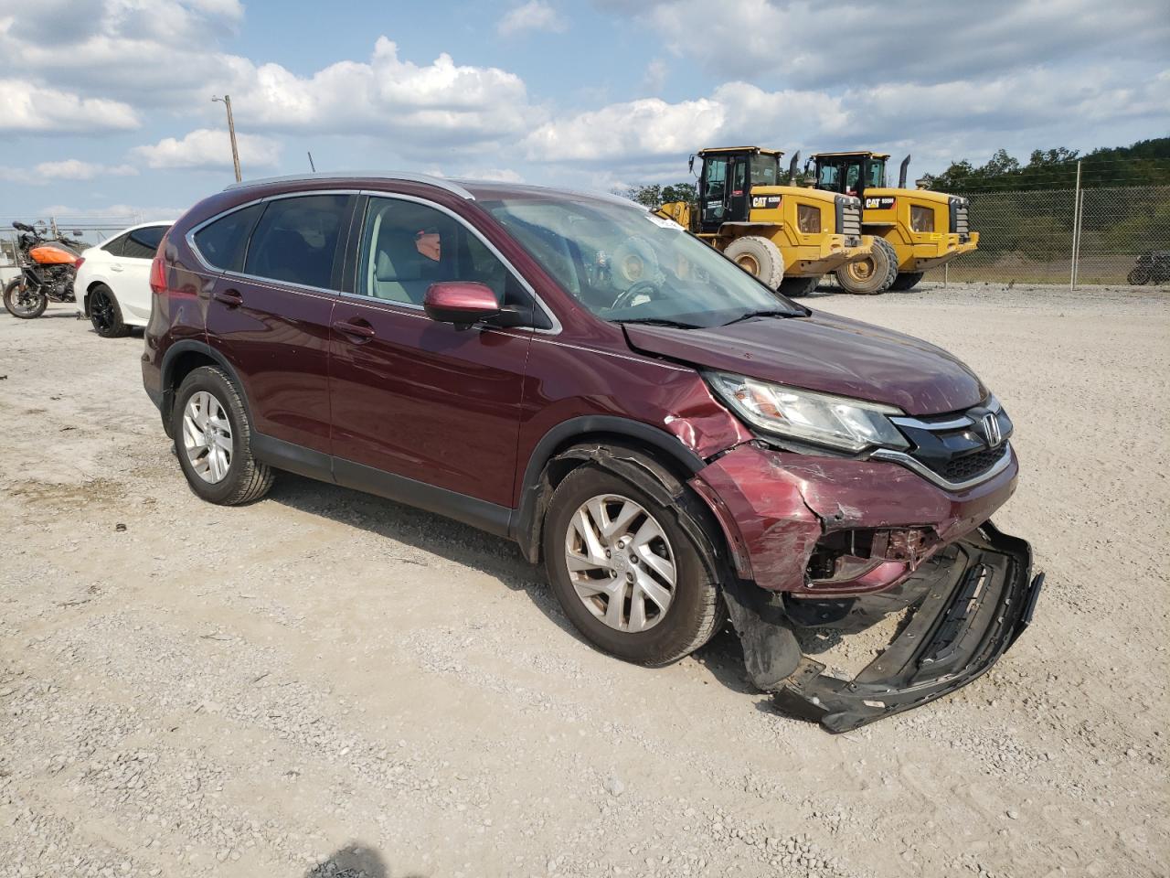 2015 Honda CR-V VIN 2HKRM4H70FH609038 Copart auction photo, front end damage thumbnail 4