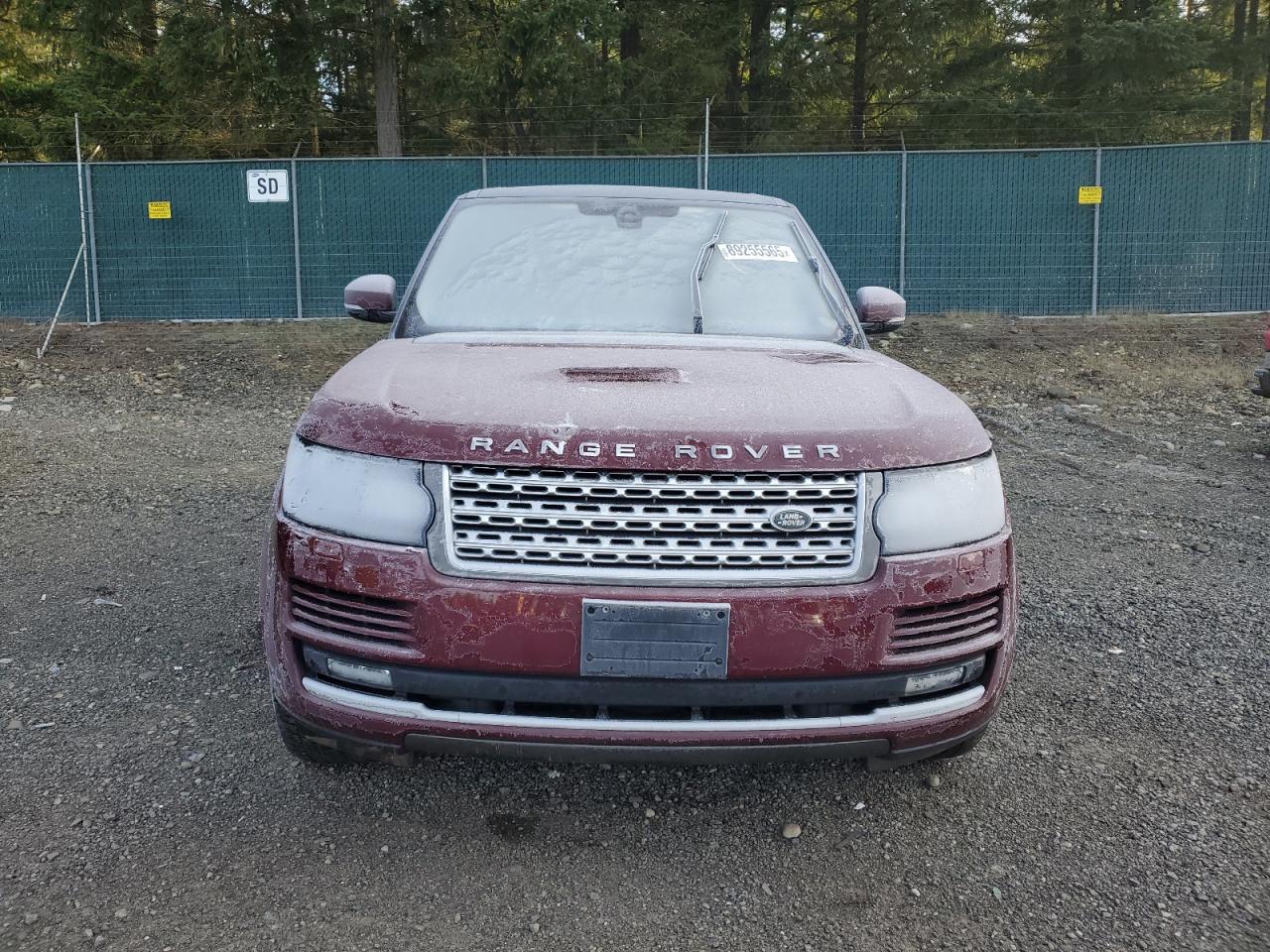 2016 Land Rover Range Rover VIN SALGS2EF7GA298867 Copart auction photo, mechanical damage thumbnail 5