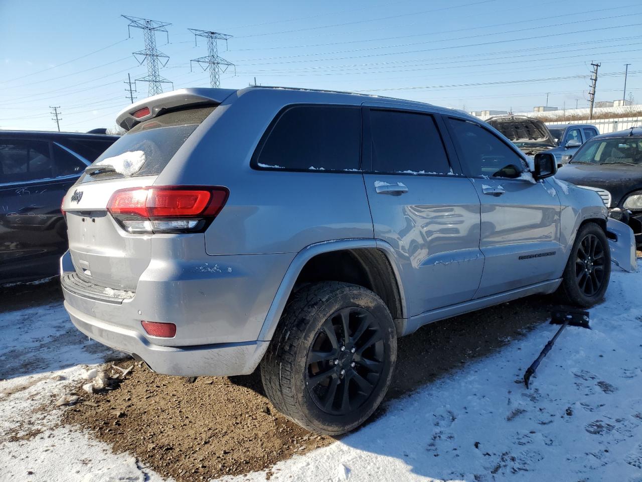 2020 Jeep Grand Cherokee VIN 1C4RJFAG8LC156194 Copart auction photo, side / front end damage thumbnail 3
