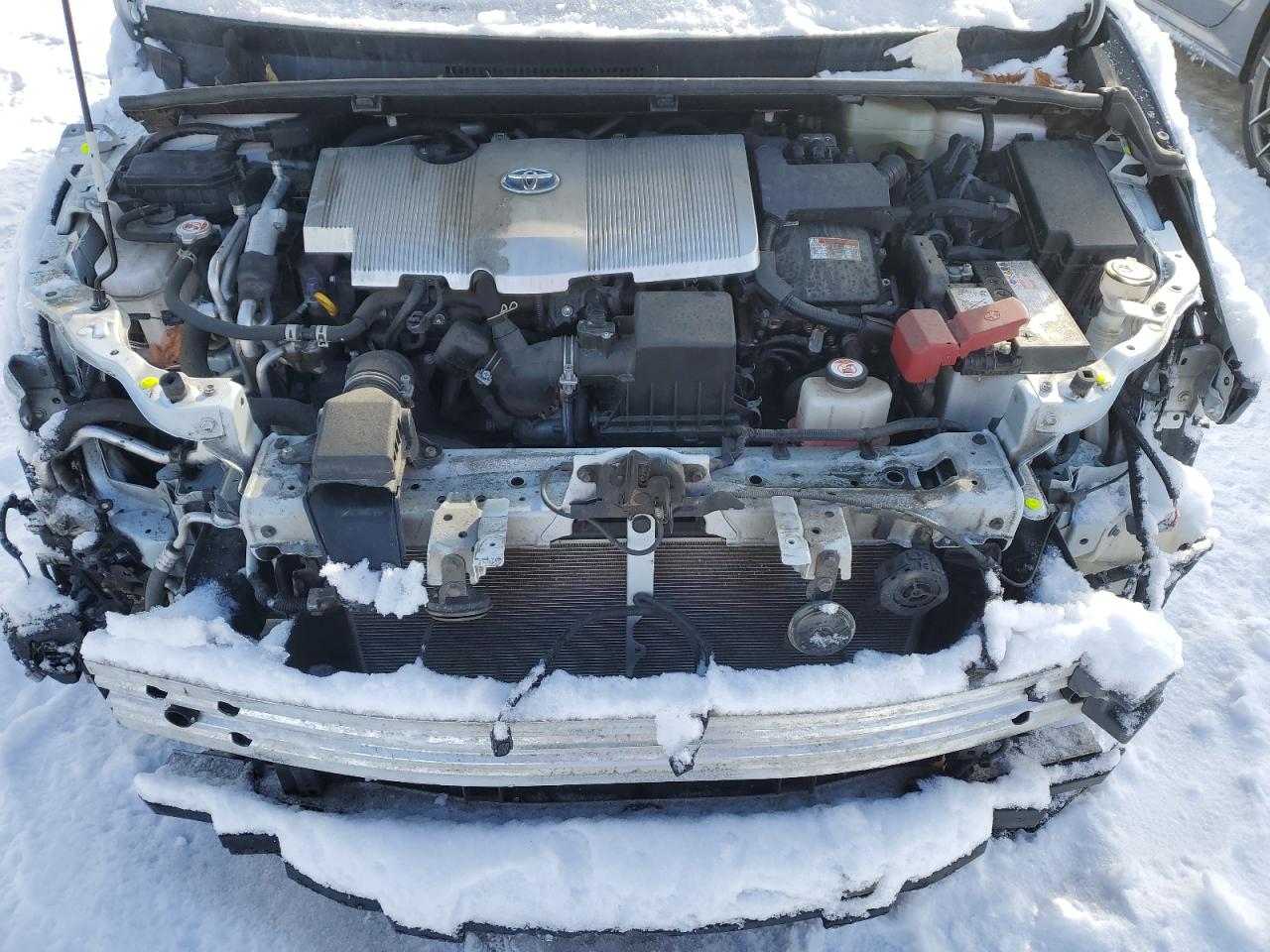 2021 Toyota Prius VIN JTDKAMFP8M3174937 Copart auction photo, front end damage thumbnail 11