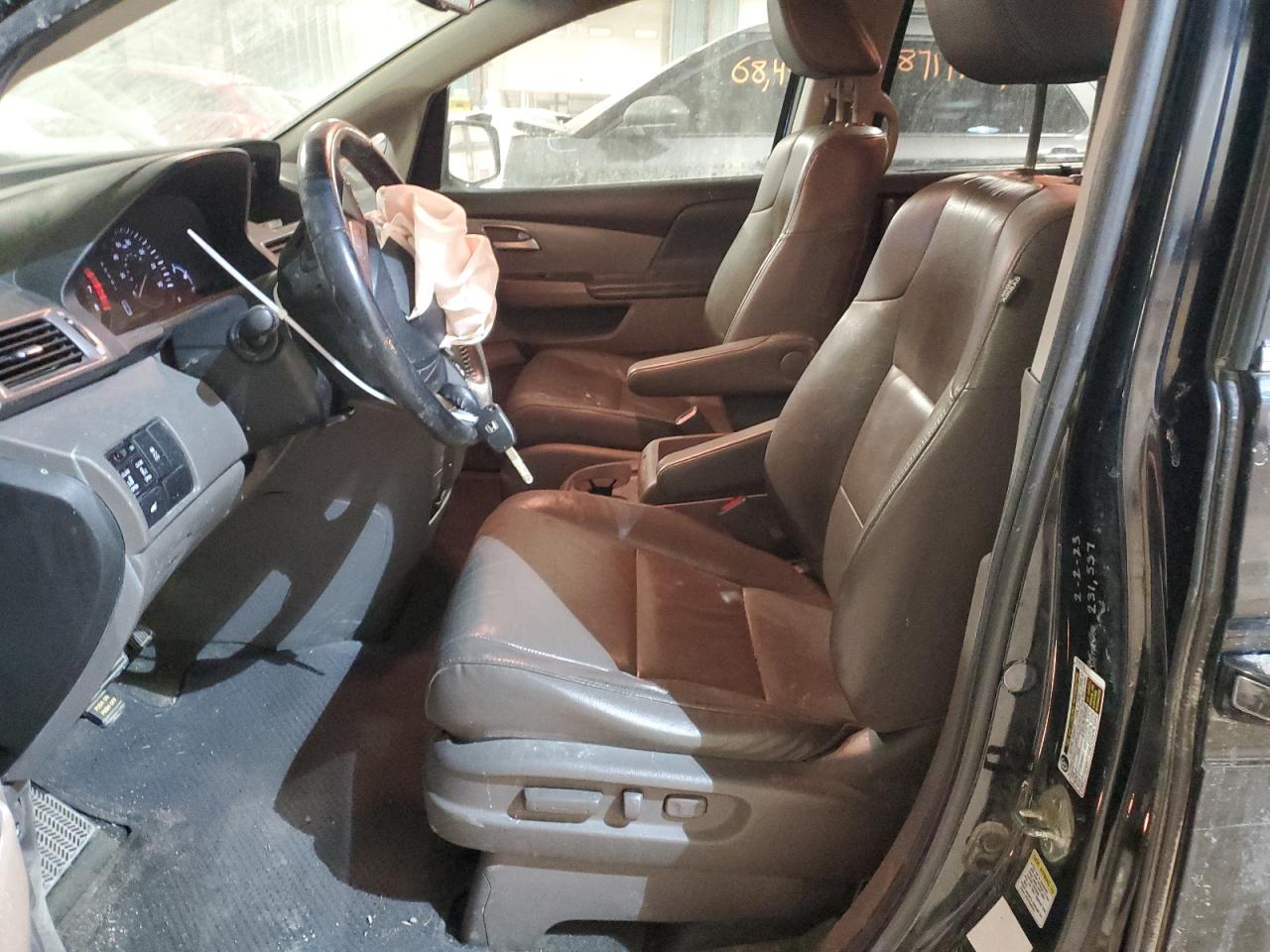 2012 Honda Odyssey VIN 5FNRL5H65CB077943 Copart auction photo, all over / undercarriage damage thumbnail 7