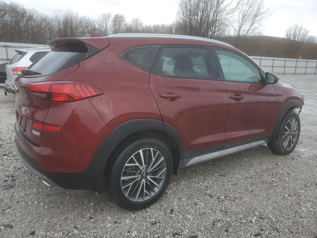 2020 Hyundai Tucson VIN KM8J33AL6LU160317 Copart auction photo, front end / mechanical damage thumbnail 3