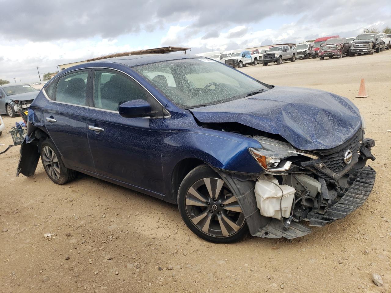 2019 Nissan Sentra VIN 3N1AB7AP6KY213663 Copart auction photo, all over / undercarriage damage thumbnail 4