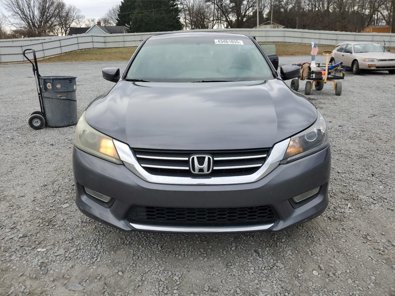 2013 Honda Accord VIN 1HGCR2F57DA268580 Copart auction photo, side / front end damage thumbnail 5