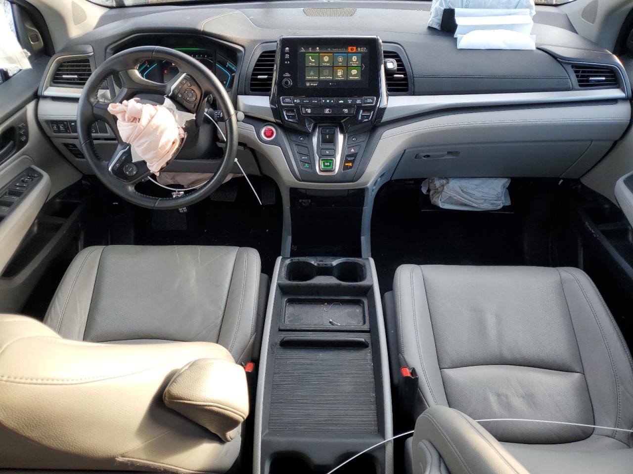 2018 Honda Odyssey VIN 5FNRL6H71JB015886 Copart auction photo, front end damage thumbnail 8