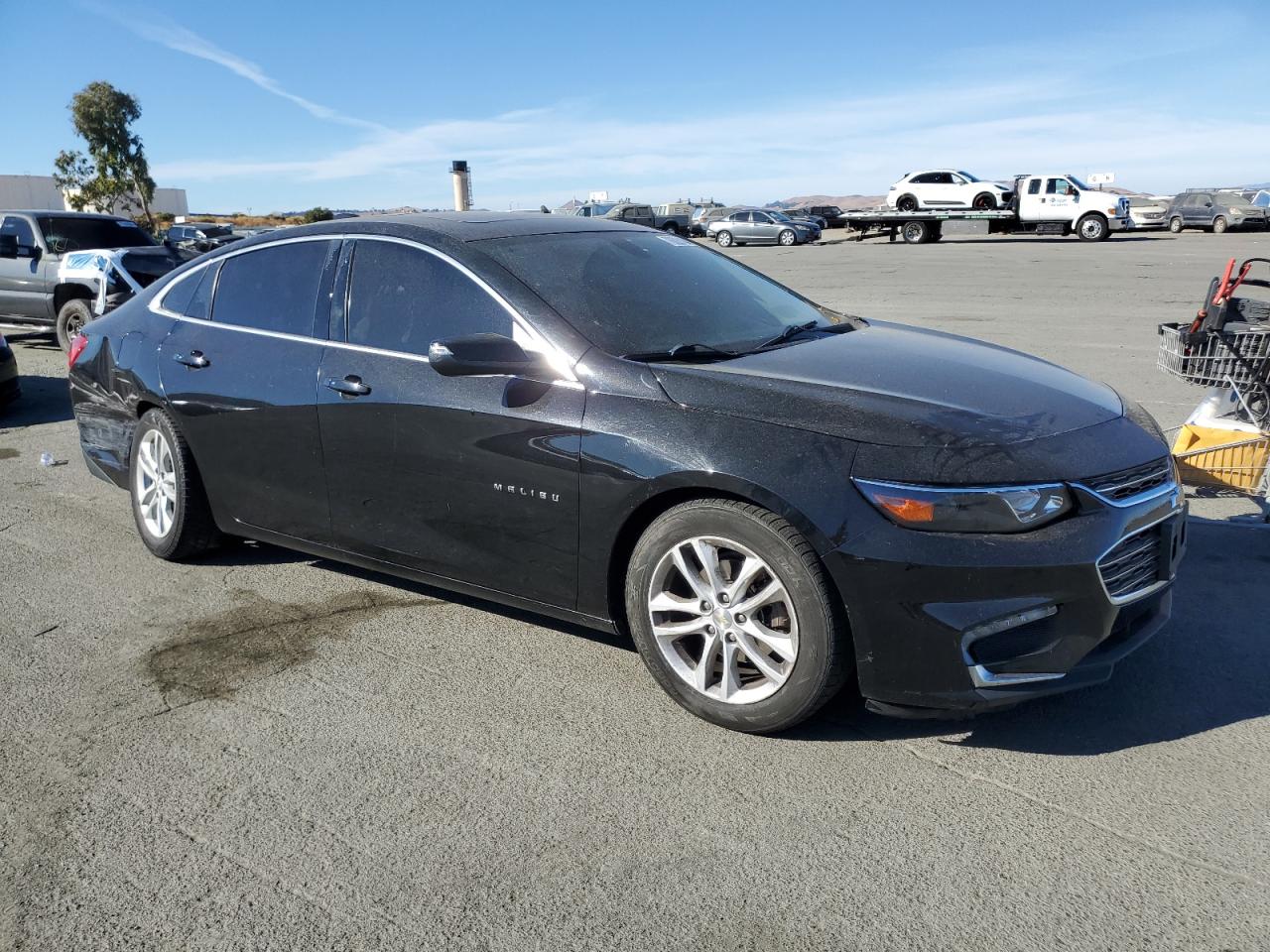 2018 Chevrolet Malibu VIN 1G1ZD5ST7JF231646 Copart auction photo, rear end damage thumbnail 4