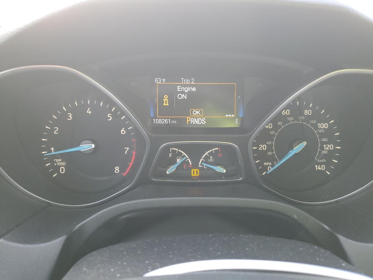 2015 Ford Focus VIN 1FADP3N20FL385761 Copart auction photo, side damage thumbnail 9