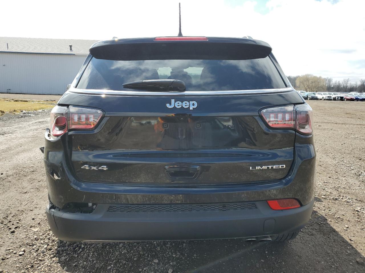2022 Jeep Compass VIN 3C4NJDCB5NT224544 Copart auction photo, rear end / side damage thumbnail 6