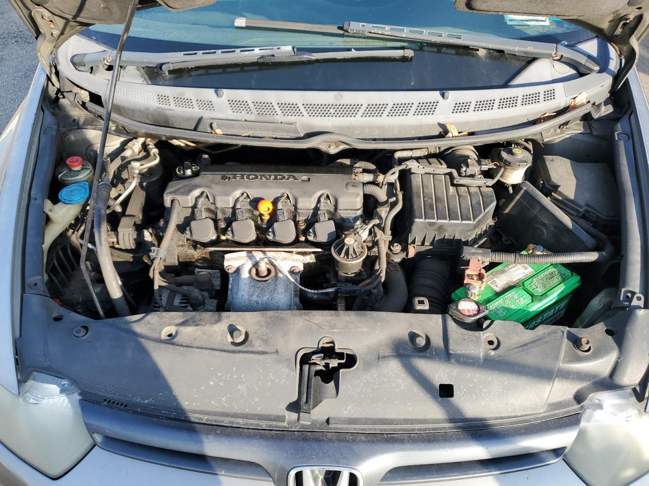 2007 Honda Civic VIN 2HGFG12897H534538 Copart auction photo, rear end / side damage thumbnail 12