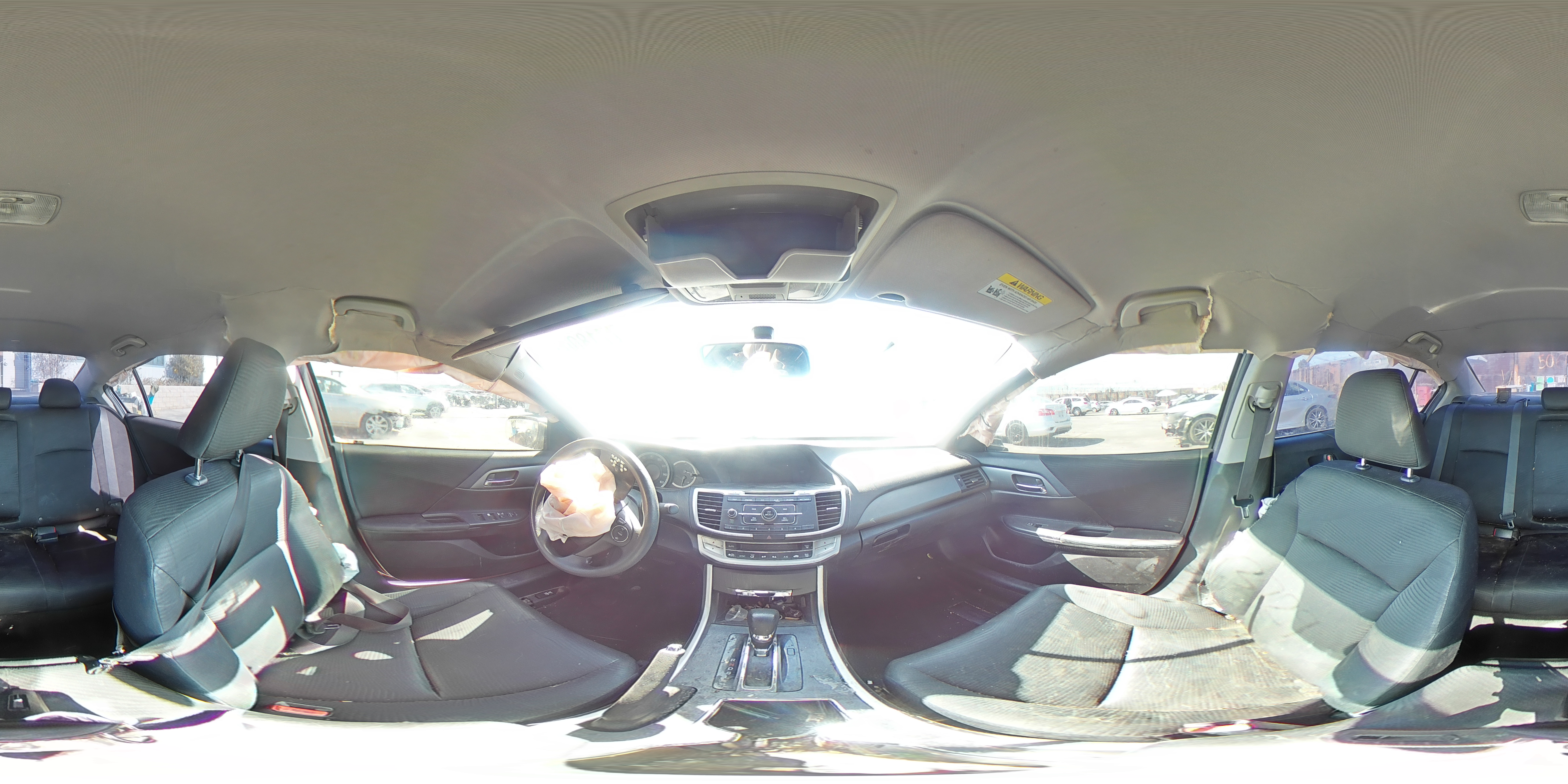 2014 Honda Accord VIN 1HGCR2F30EA012927 Copart auction photo, all over damage thumbnail 13