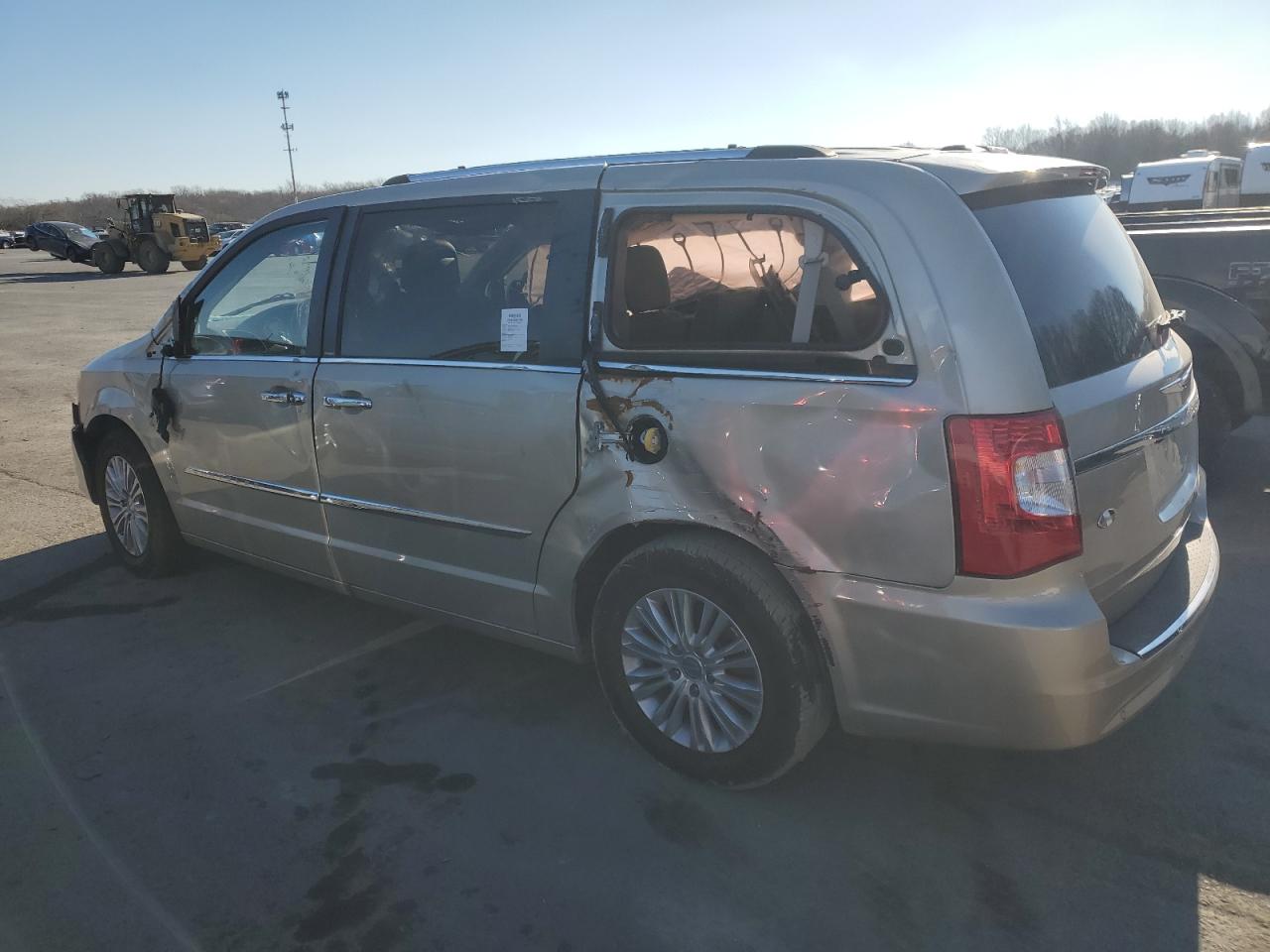2012 Chrysler Town & Country VIN 2C4RC1GG6CR266964 Copart auction photo, side / top/roof damage thumbnail 2