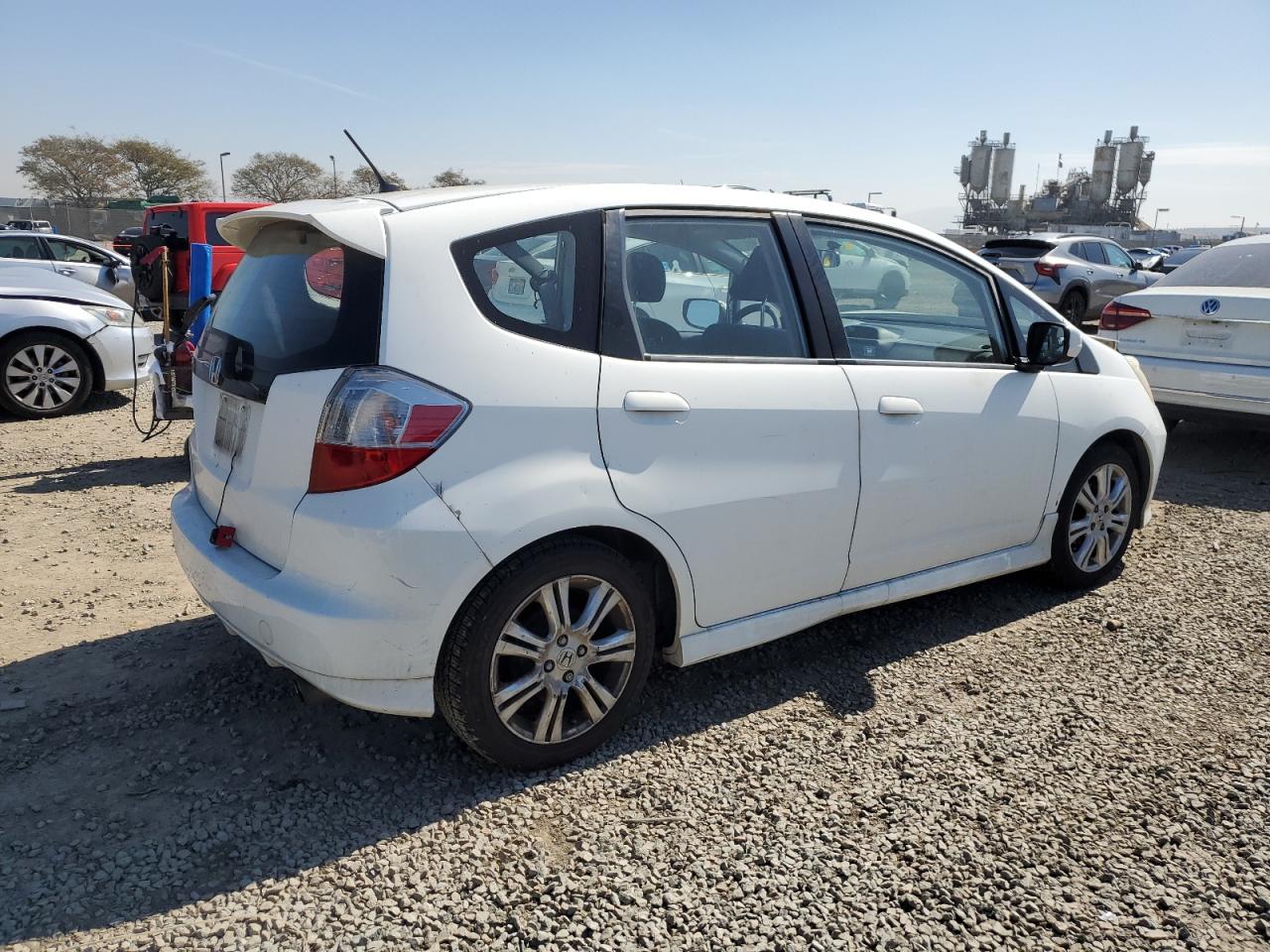 2009 Honda Fit VIN JHMGE88479S005878 Copart auction photo, all over damage thumbnail 3