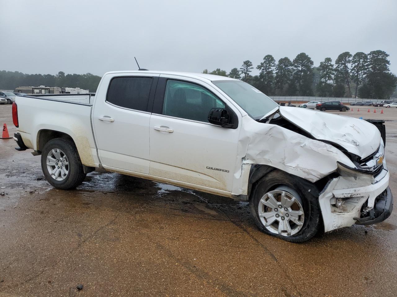 2016 Chevrolet Colorado VIN 1GCGSCEA3G1102151 Copart auction photo, front end / side damage thumbnail 4