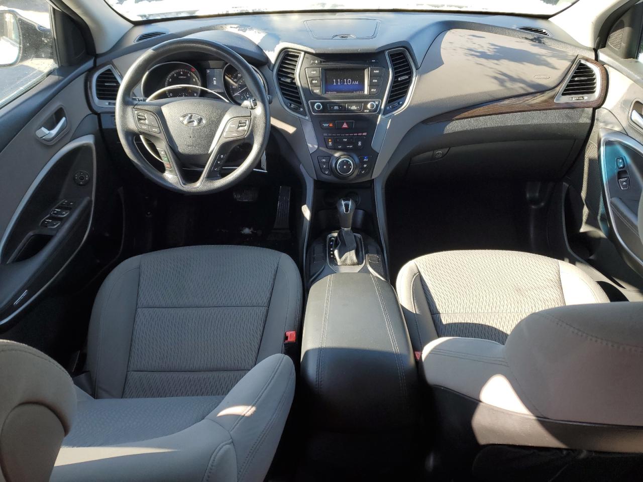 2017 Hyundai Santa Fe VIN 5NMZTDLB5HH001255 Copart auction photo, front end damage thumbnail 8