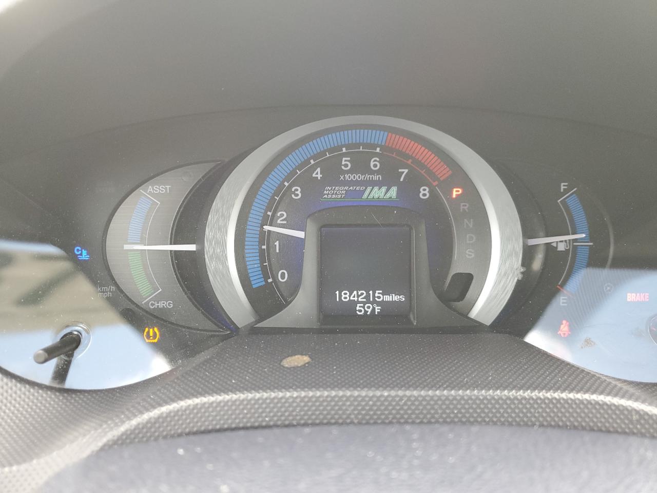 2010 Honda Insight VIN JHMZE2H78AS013329 Copart auction photo, front end damage thumbnail 9