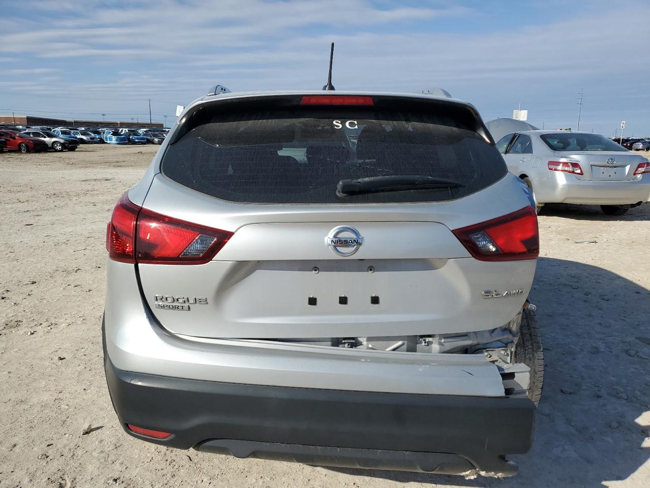 2018 Nissan Rogue VIN JN1BJ1CR6JW205300 Copart auction photo, rear end / side damage thumbnail 6
