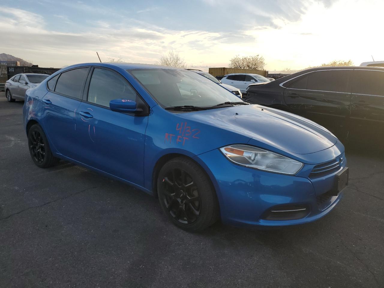 2015 Dodge Dart VIN 1C3CDFAAXFD337924 Copart auction photo, side damage thumbnail 4