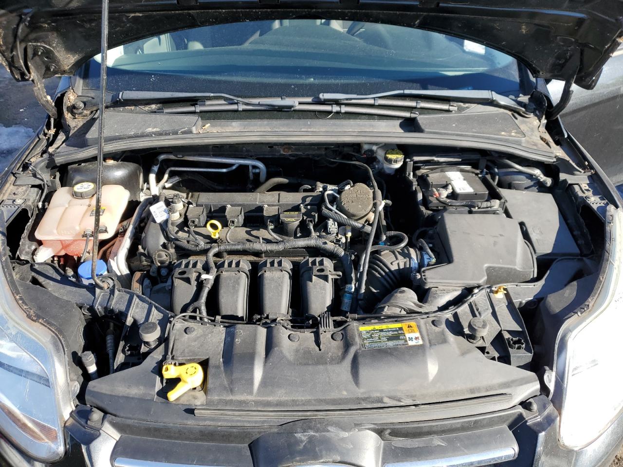 2012 Ford Focus VIN 1FAHP3K20CL354348 Copart auction photo, top/roof damage thumbnail 11