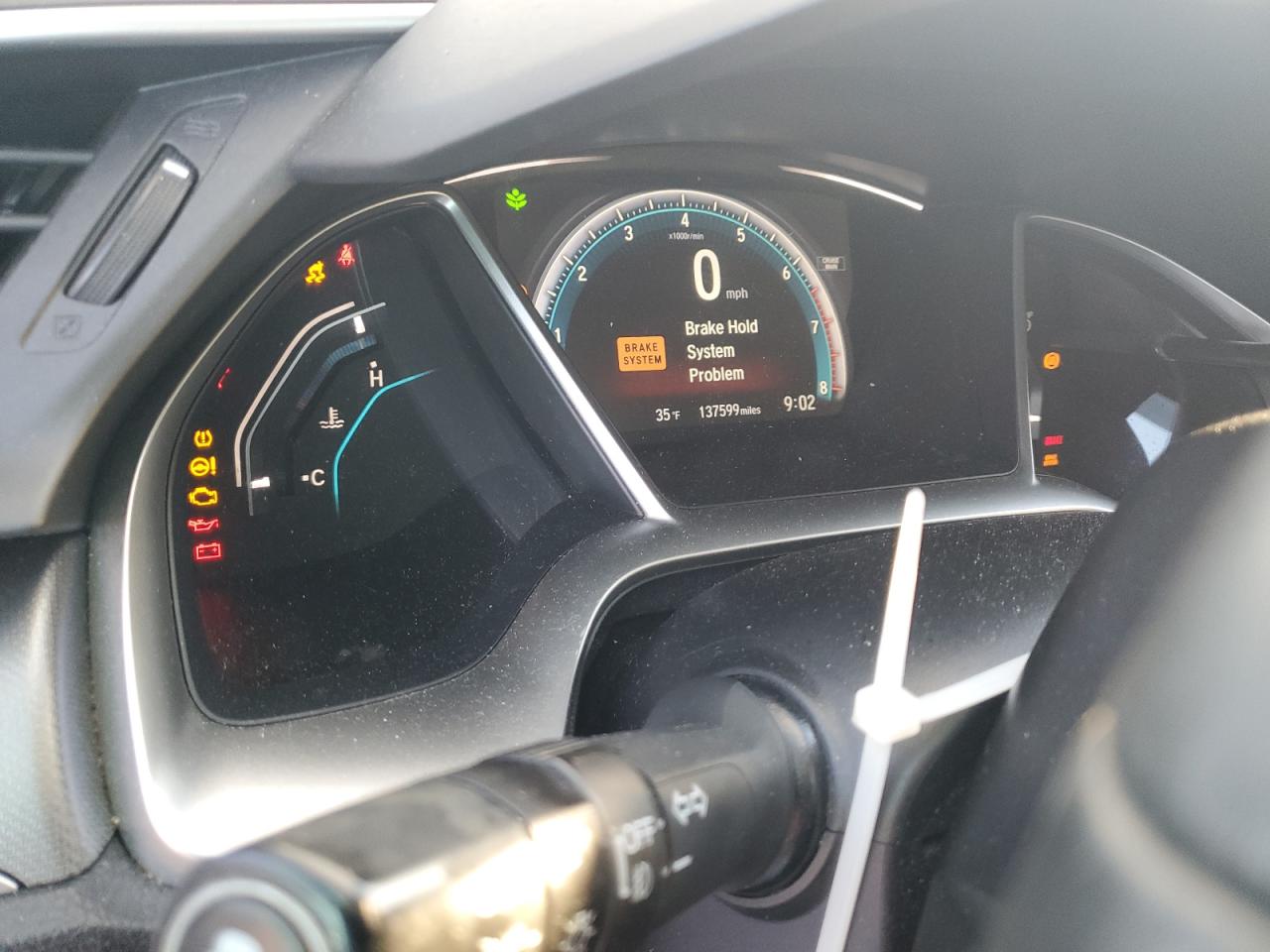 2018 Honda Civic VIN 2HGFC3A34JH355747 Copart auction photo, all over damage thumbnail 9