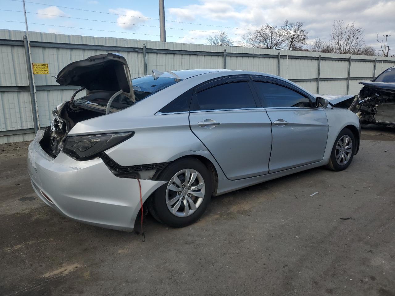 2011 Hyundai Sonata VIN 5NPEB4AC7BH251121 Copart auction photo, front end / rear end damage thumbnail 3