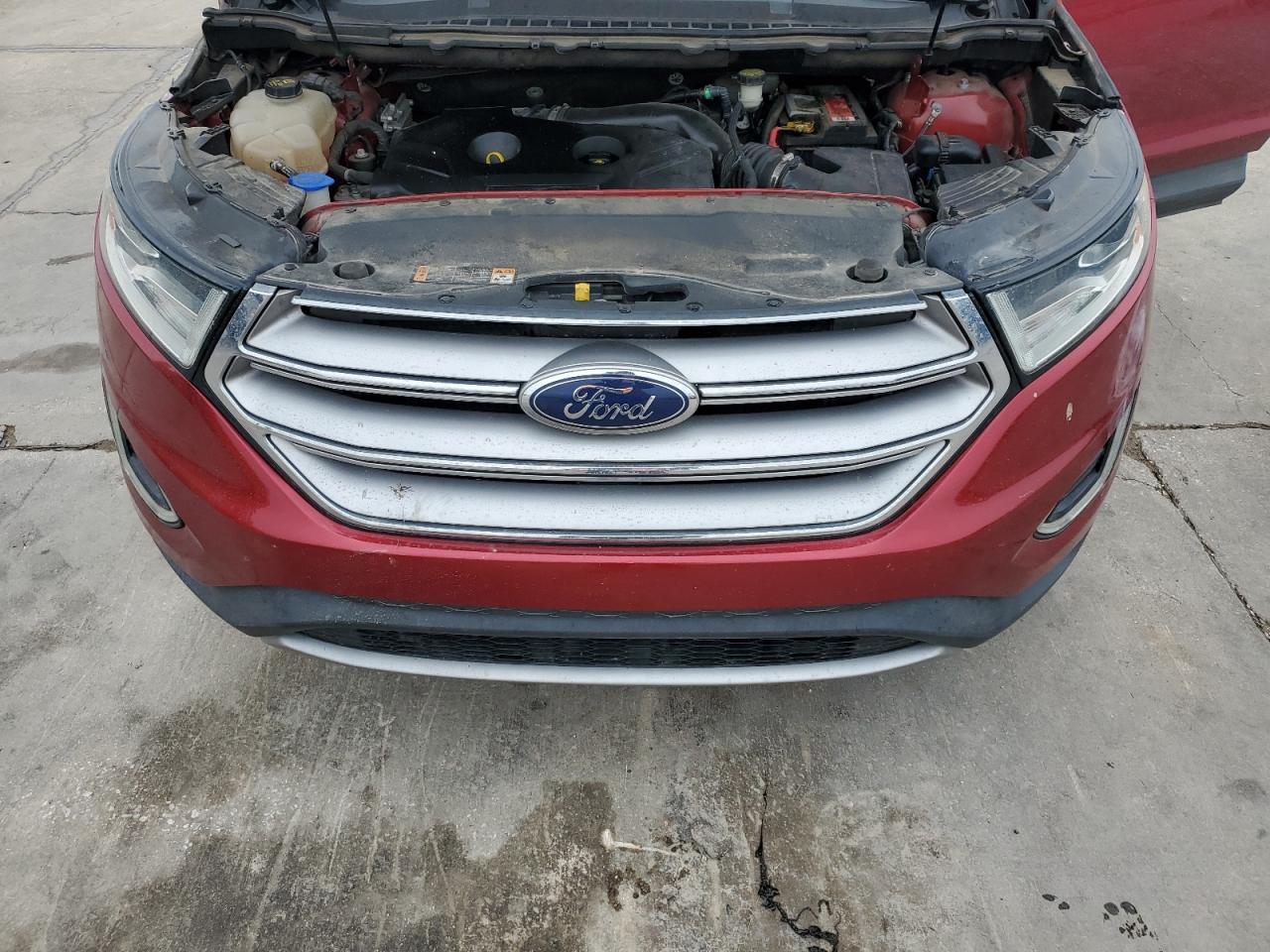 2018 Ford Edge VIN 2FMPK3K95JBB36092 Copart auction photo, side / front end damage thumbnail 12