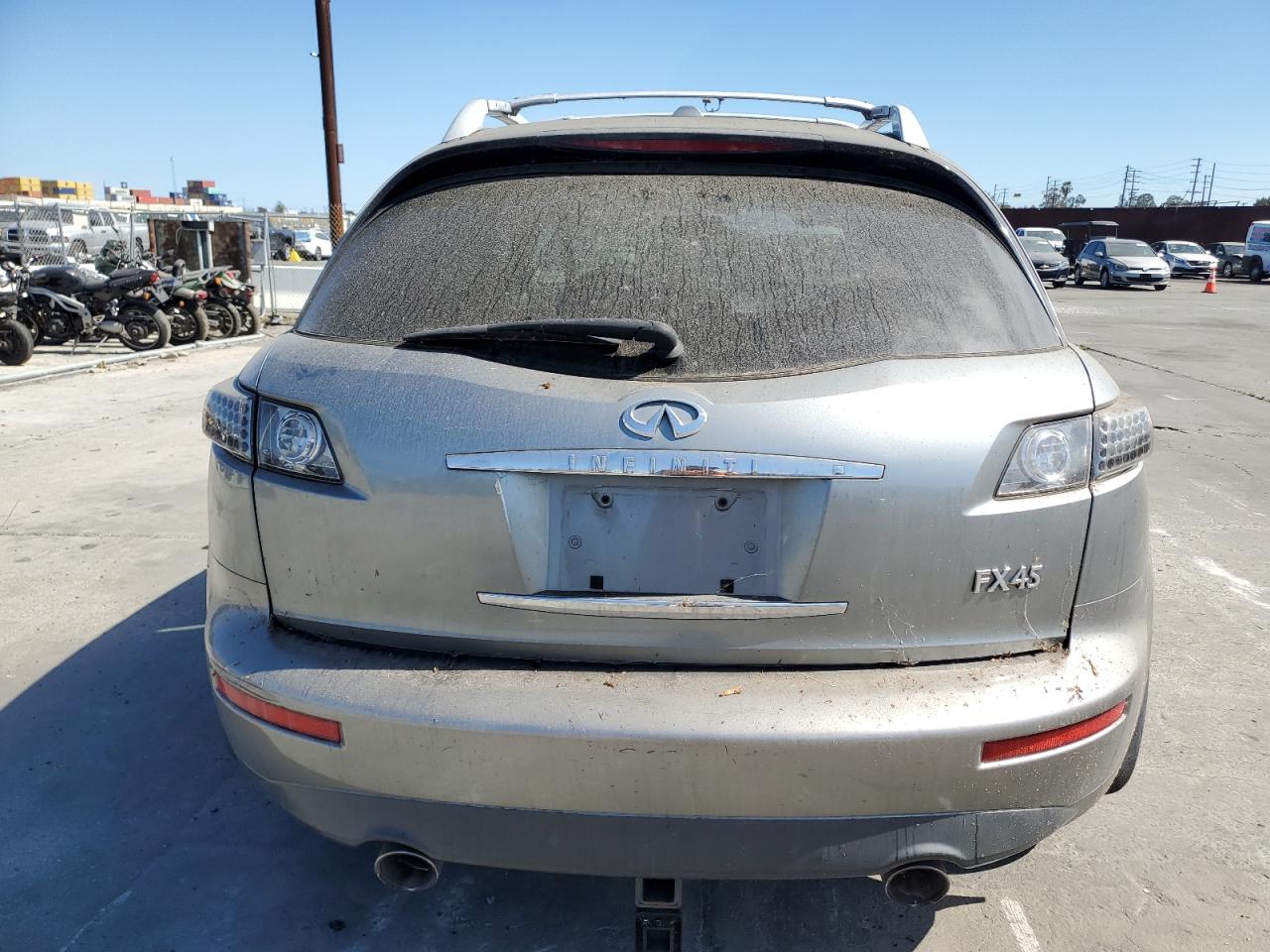 2006 Infiniti FX VIN JNRBS08W66X400740 Copart auction photo, stripped / minor dent/scratches damage thumbnail 6