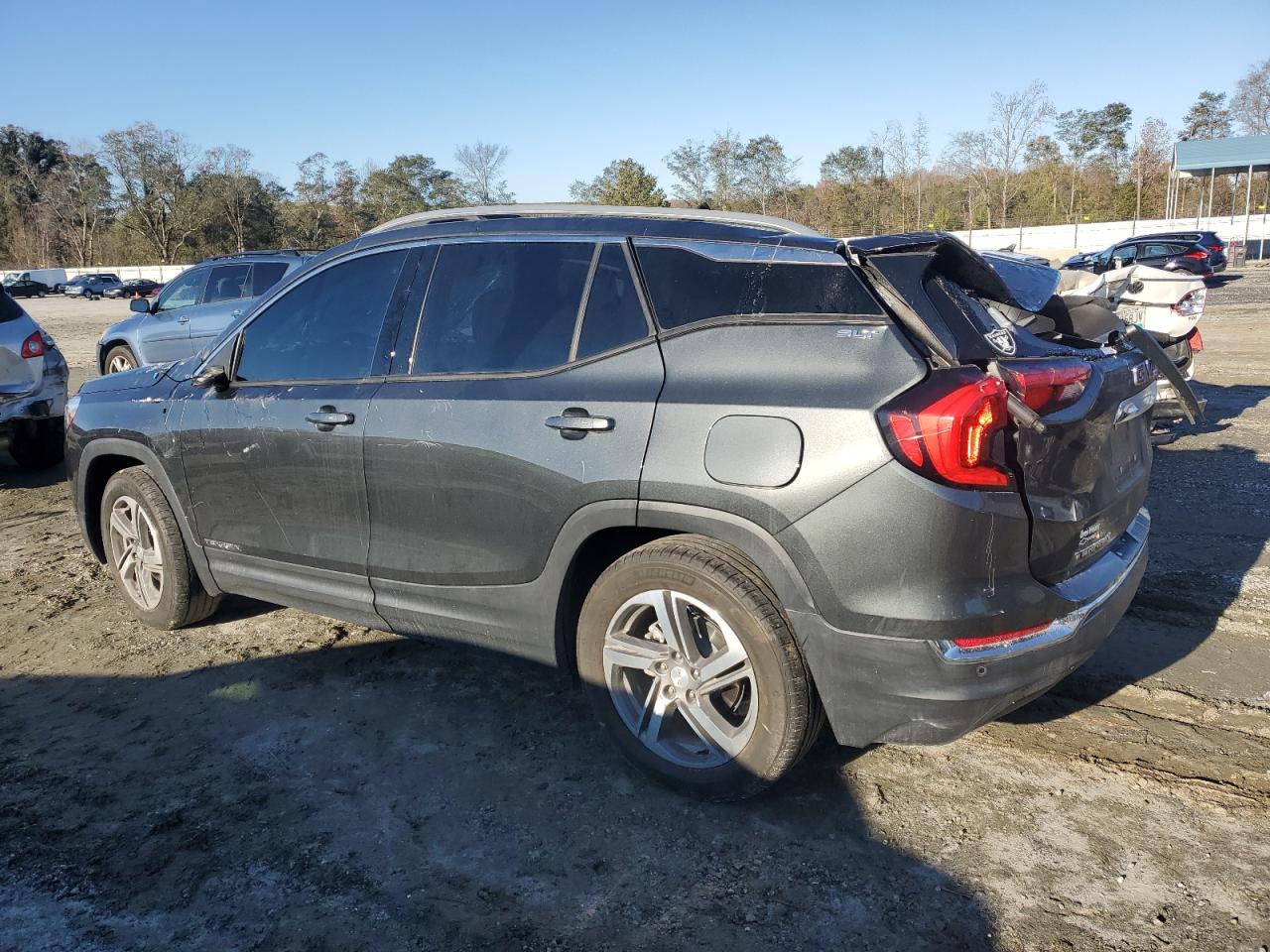 2020 GMC Terrain VIN 3GKALPEV1LL214239 Copart auction photo, top/roof damage thumbnail 2