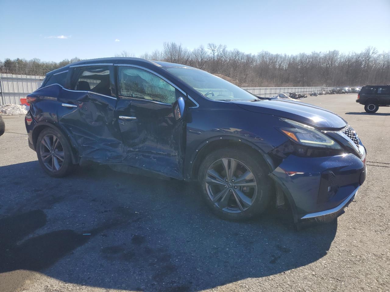 2019 Nissan Murano VIN 5N1AZ2MS0KN153965 Copart auction photo, side / front end damage thumbnail 4