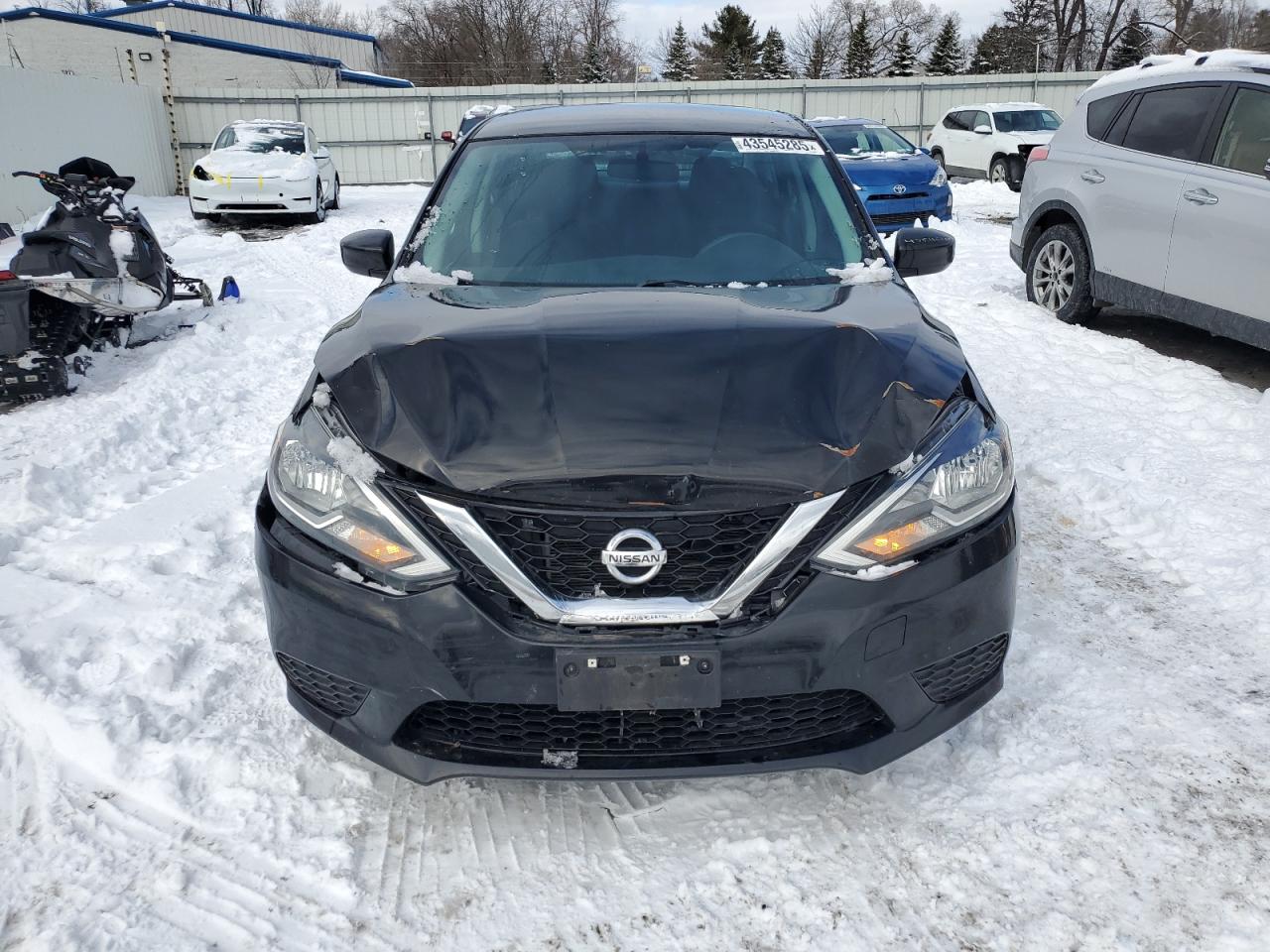 2017 Nissan Sentra VIN 3N1AB7APXHL655383 Copart auction photo, front end damage thumbnail 5
