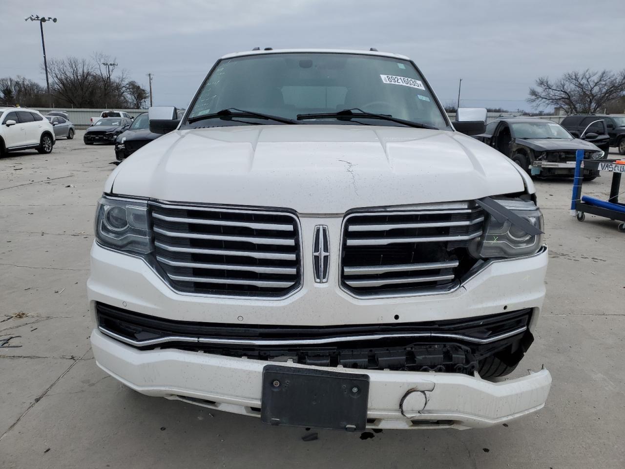 2015 Lincoln Navigator VIN 5LMJJ2JTXFEJ11990 Copart auction photo, front end damage thumbnail 5