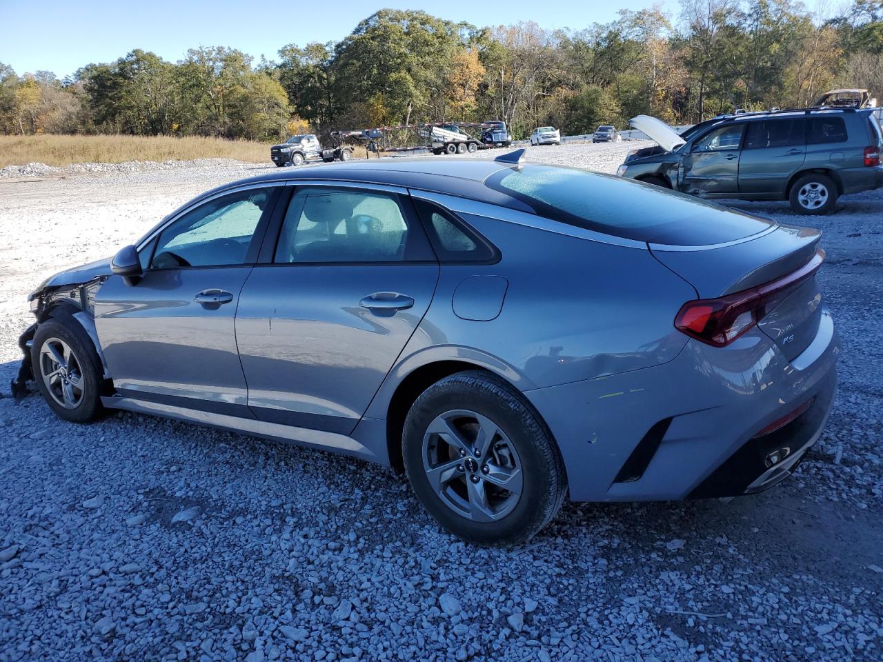 2022 KIA K5 VIN 5XXG14J29NG157924 Copart auction photo, front end / side damage thumbnail 2