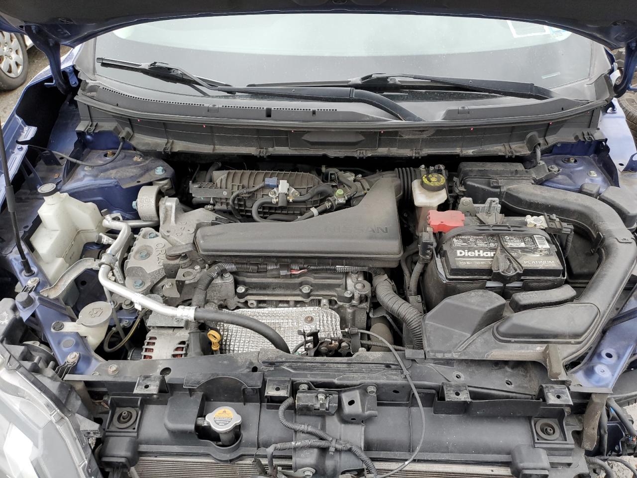 2017 Nissan Rogue VIN KNMAT2MV8HP616951 Copart auction photo, front end / side damage thumbnail 12
