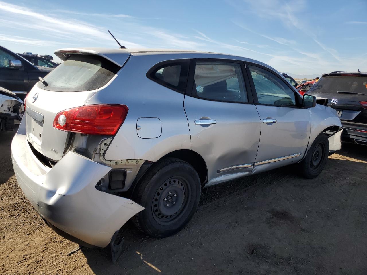 2012 Nissan Rogue VIN JN8AS5MV0CW396776 Copart auction photo, front end / side damage thumbnail 3