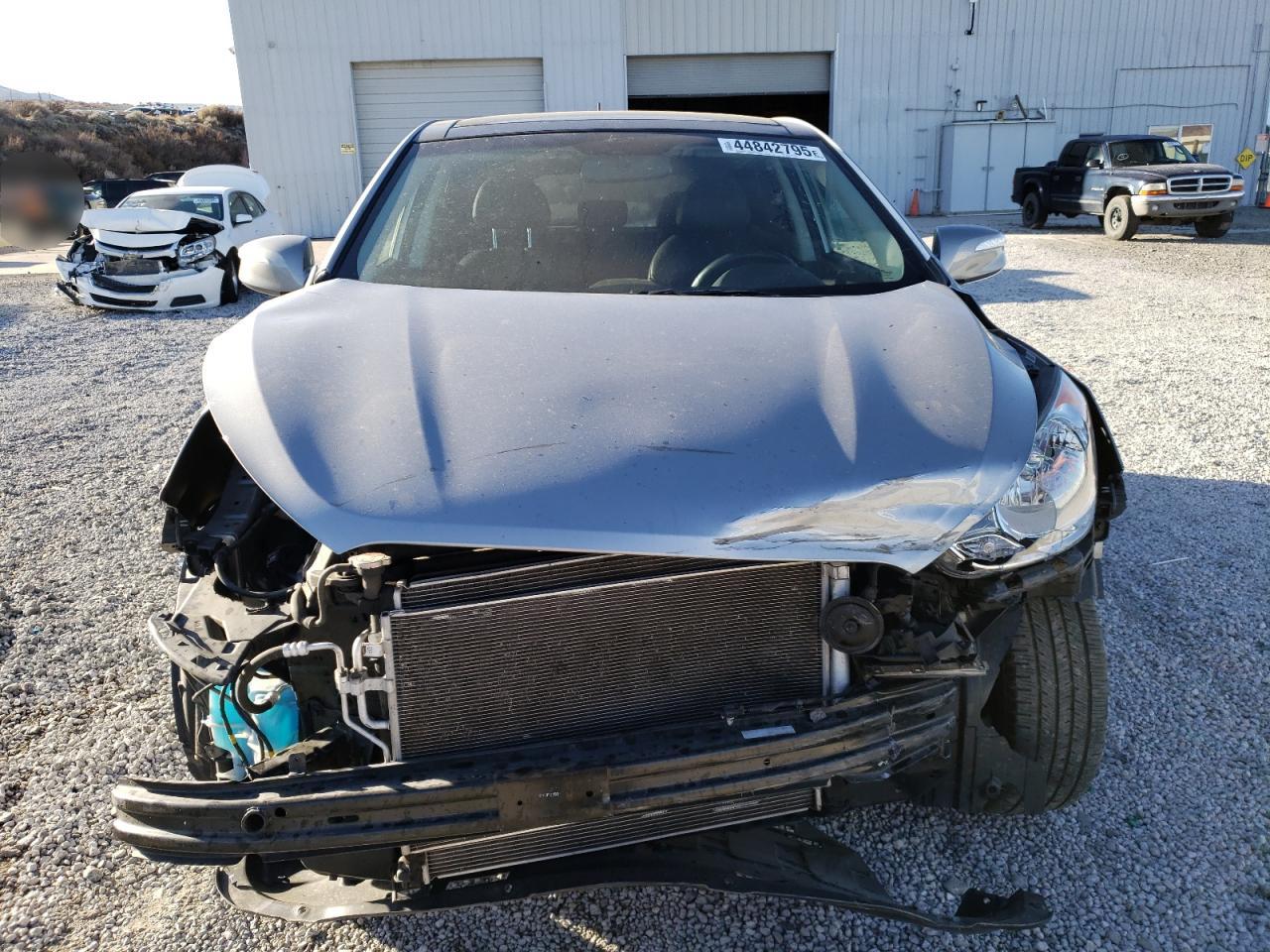 2013 Hyundai Tucson VIN KM8JUCAC6DU604553 Copart auction photo, front end damage thumbnail 5