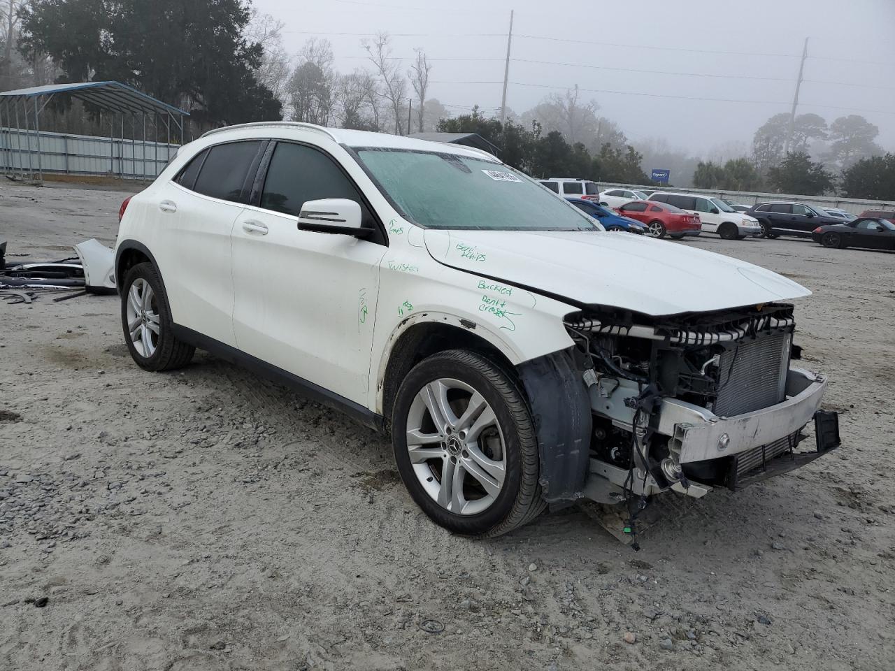 2018 Mercedes-Benz GLA-klasse VIN WDCTG4EB2JJ431648 Copart auction photo, front end damage thumbnail 4