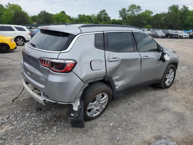 2022 Jeep Compass VIN 3C4NJDBB5NT216221 Copart auction photo, rollover damage thumbnail 3