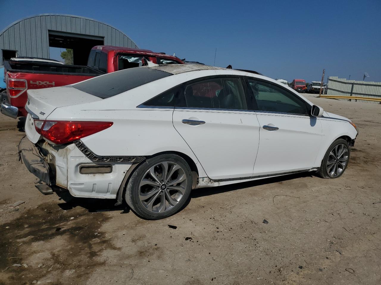 2013 Hyundai Sonata VIN 5NPEC4AB6DH651694 Copart auction photo, all over damage thumbnail 3