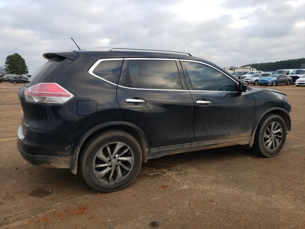 2014 Nissan Rogue VIN 5N1AT2MV2EC853594 Copart auction photo, front end damage thumbnail 3