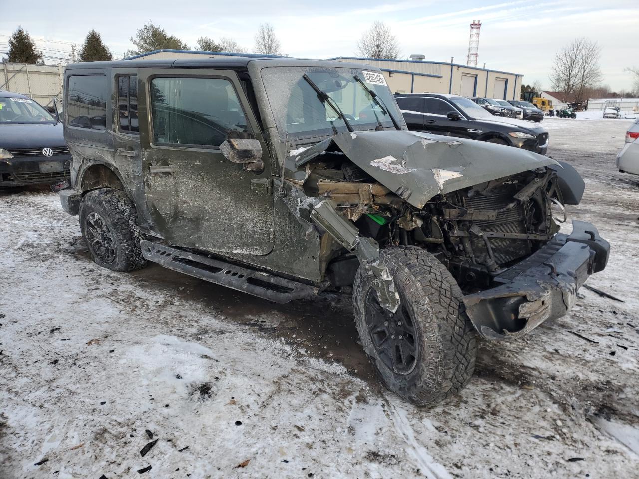 2016 Jeep Wrangler VIN 1C4BJWDG1GL139711 Copart auction photo, all over damage thumbnail 4