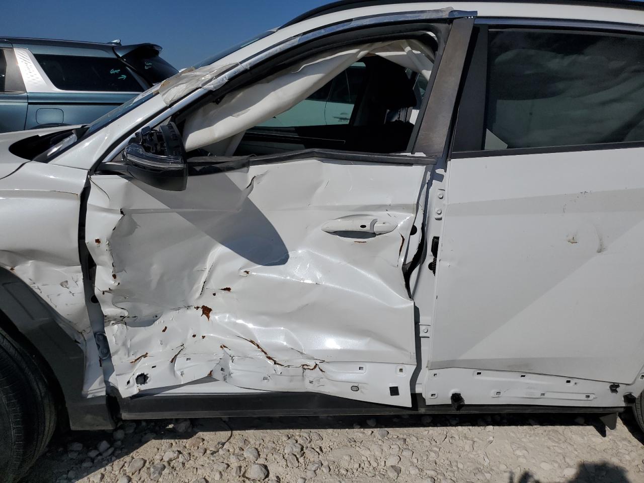 2022 Hyundai Tucson VIN 5NMJB3AE7NH110111 Copart auction photo, side damage thumbnail 7