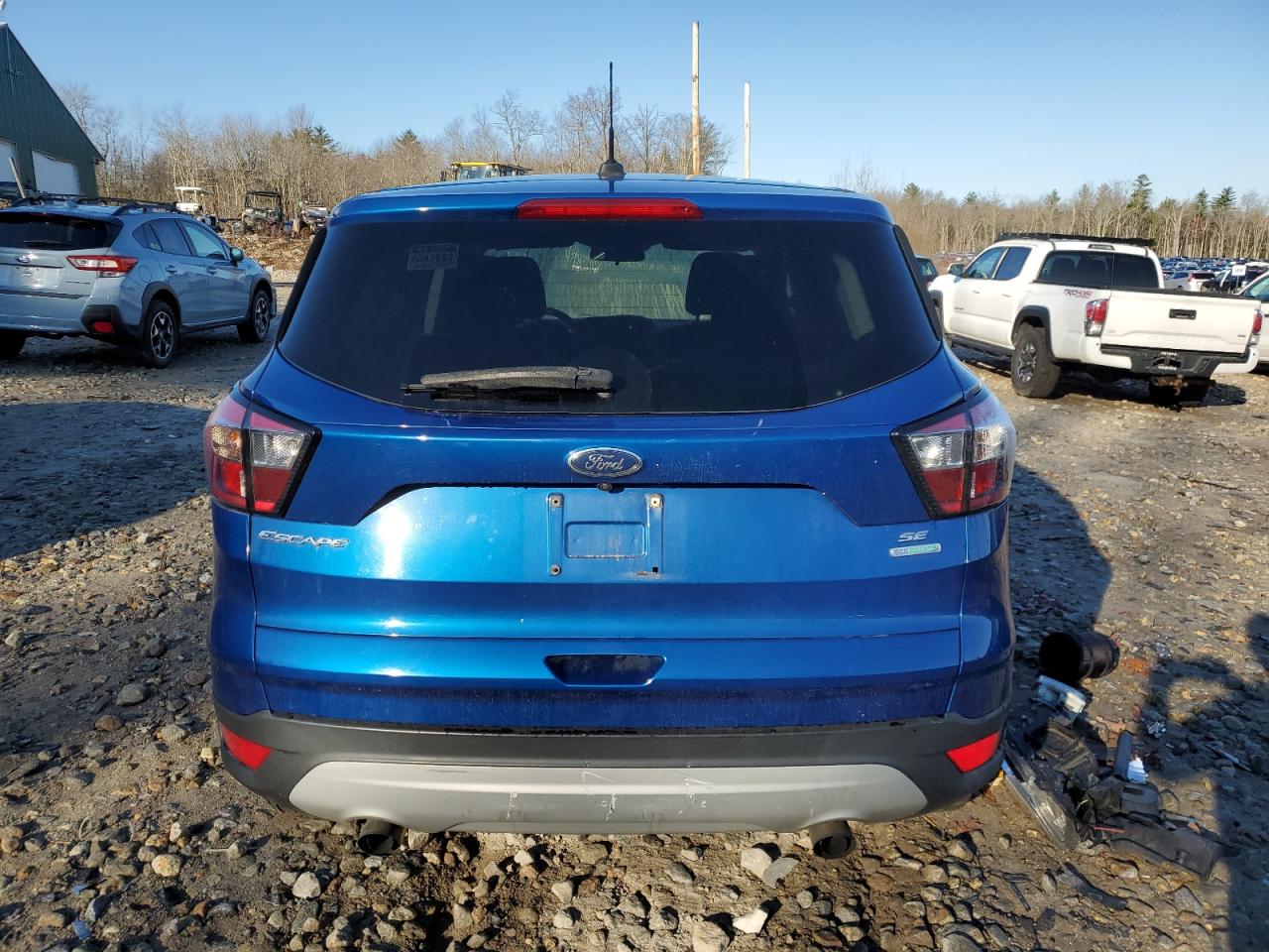 2017 Ford Escape VIN 1FMCU0GD0HUE40150 Copart auction photo, front end damage thumbnail 6